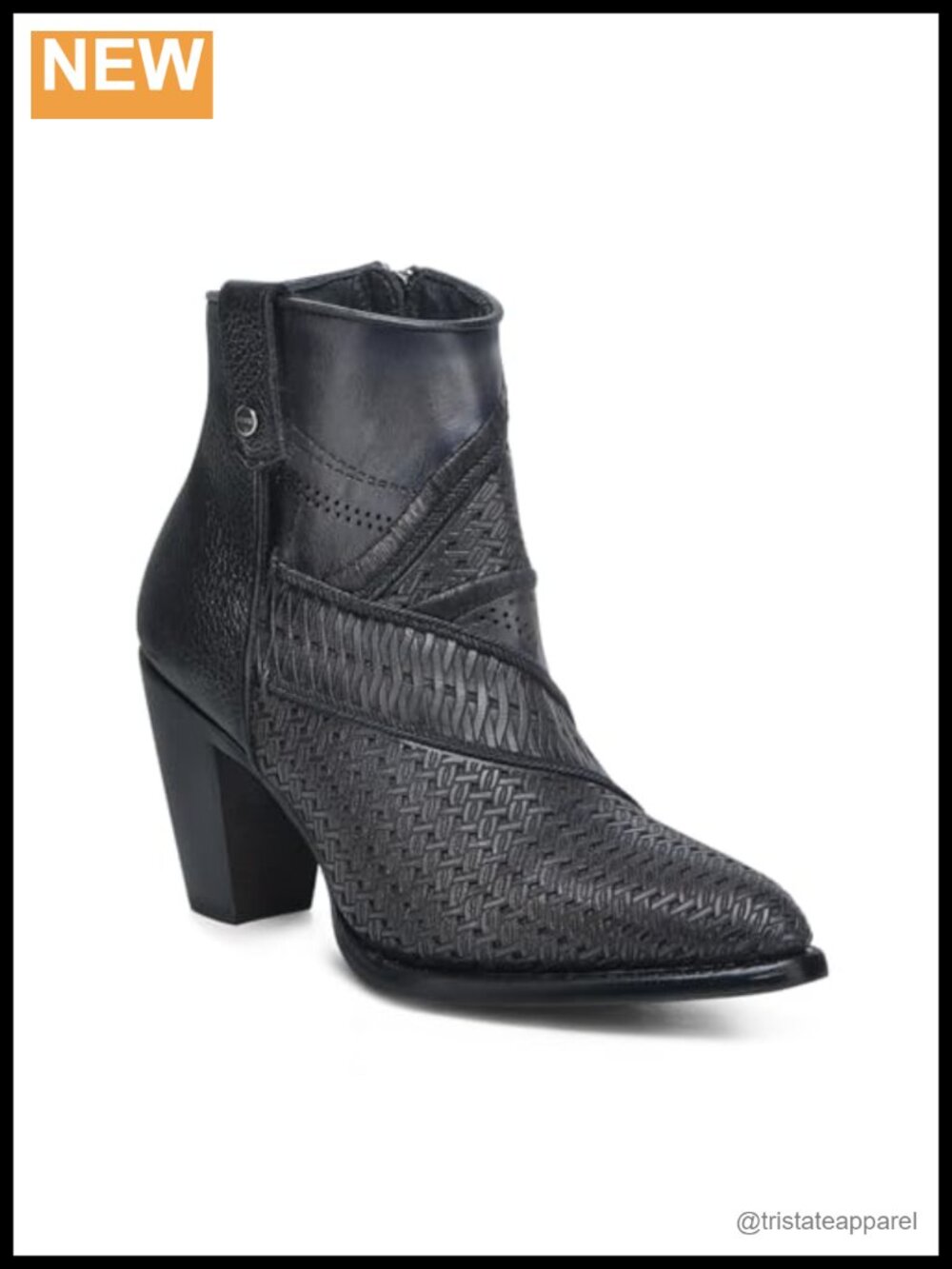 FRANCO CUADRA Women's Genuine Bovine Leather Ankle Bootie with Ortholite Insole